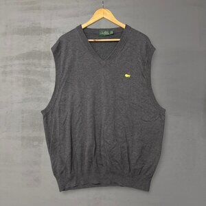Vintage Master’s‎ Grey 100% Pima Cotton V-Neck Sweater Vest XXL